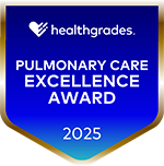 Healthgrades Excellence Award Pulmonary Care